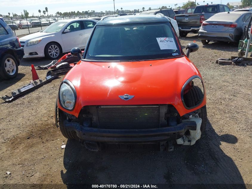 2011 Mini Cooper S Countryman VIN: WMWZC3C50BWL80624 Lot: 40170780