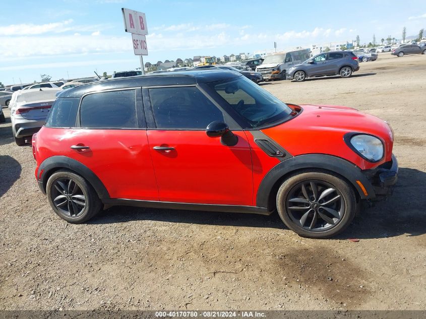 2011 Mini Cooper S Countryman VIN: WMWZC3C50BWL80624 Lot: 40170780
