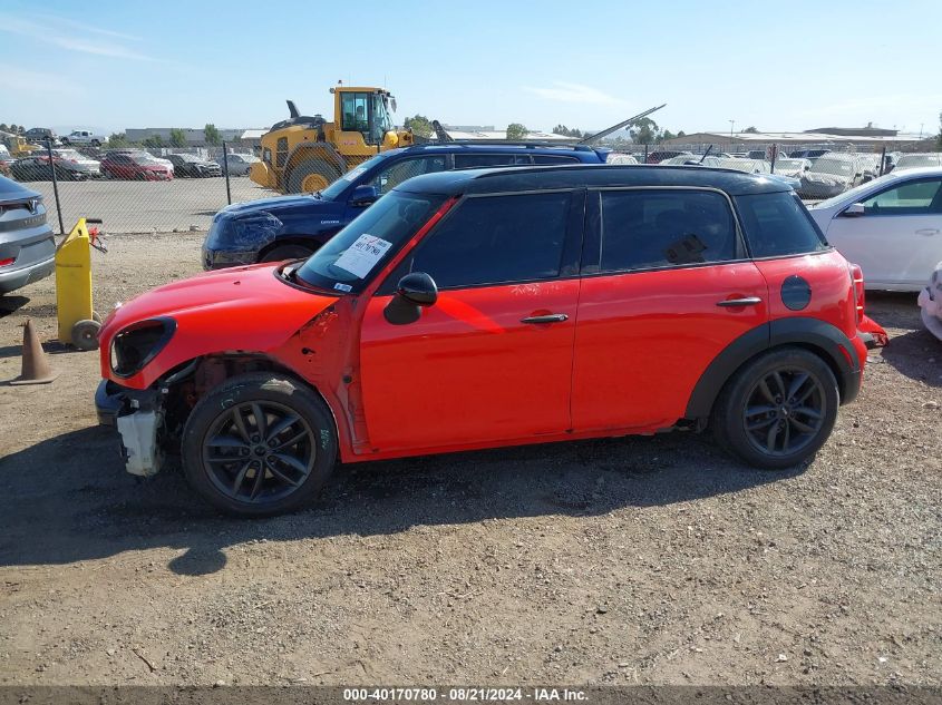 2011 Mini Cooper S Countryman VIN: WMWZC3C50BWL80624 Lot: 40170780