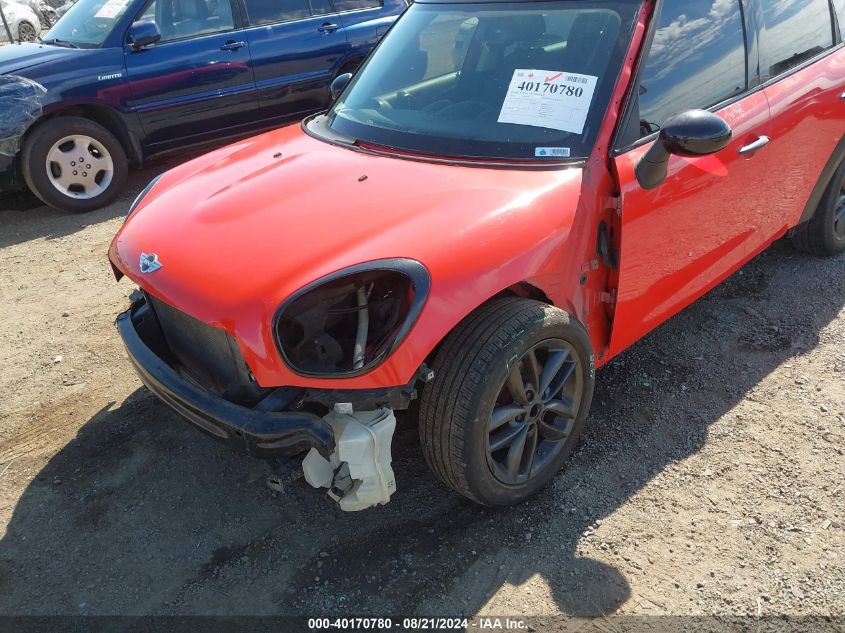 2011 Mini Cooper S Countryman VIN: WMWZC3C50BWL80624 Lot: 40170780