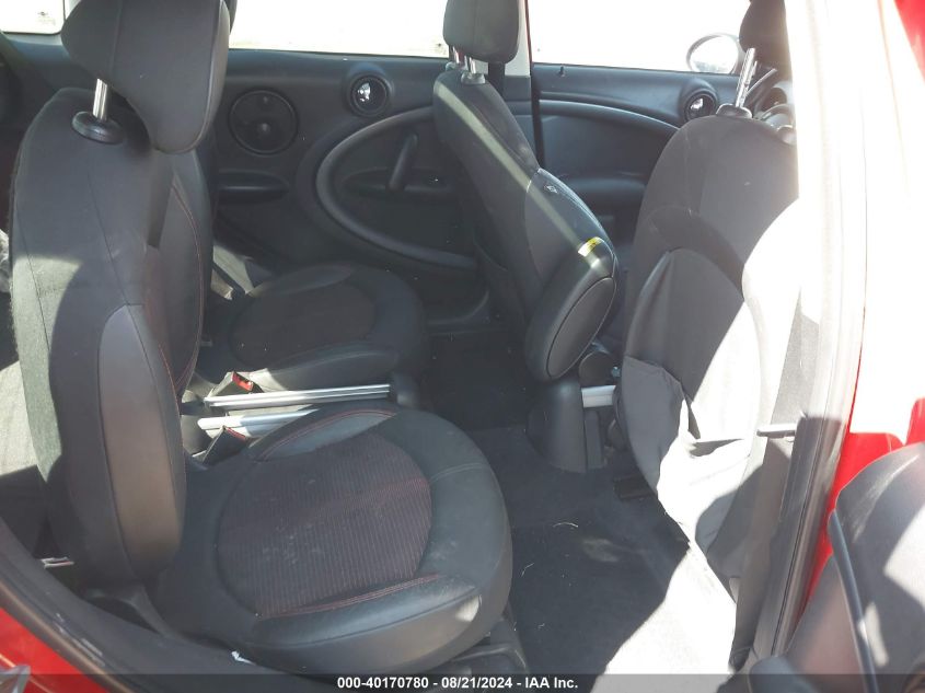 2011 Mini Cooper S Countryman VIN: WMWZC3C50BWL80624 Lot: 40170780