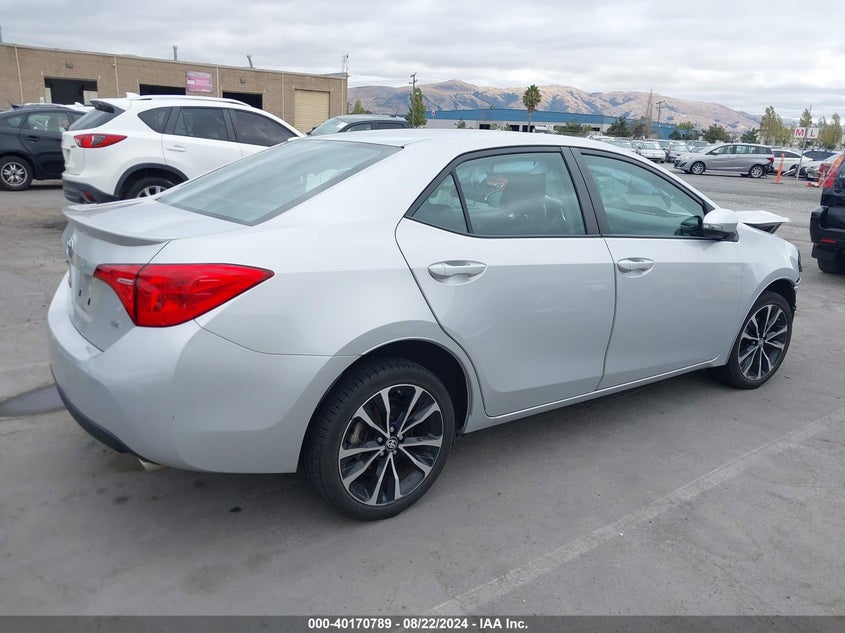 2018 TOYOTA COROLLA SE - 2T1BURHE0JC060756