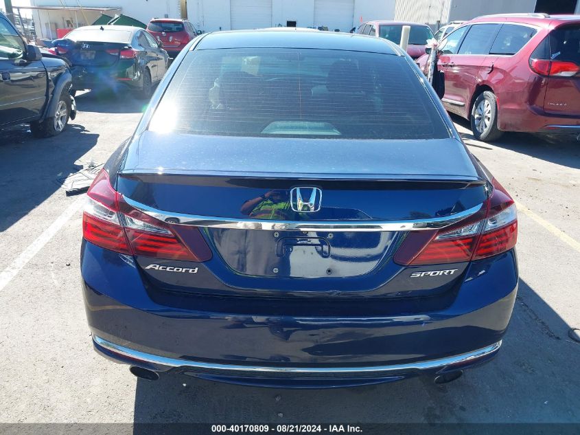 2016 Honda Accord Sport VIN: 1HGCR2F59GA185706 Lot: 40170809