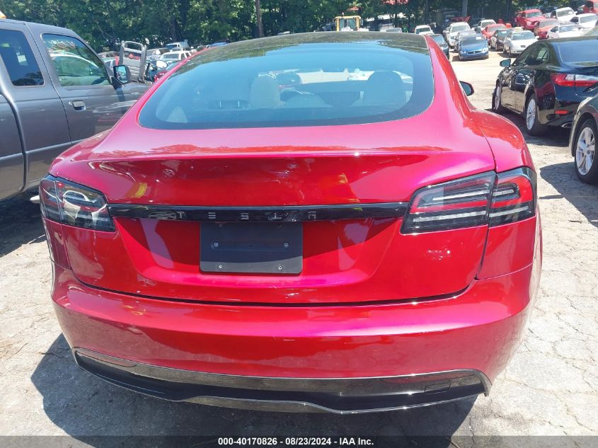 2023 Tesla Model S Dual Motor All-Wheel Drive/Standard Range VIN: 5YJSA1E53PF517353 Lot: 40864010