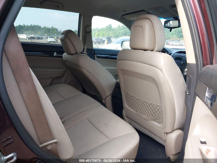 2012 Kia Sorento Lx VIN: 5XYKTDA69CG256582 Lot: 40170875