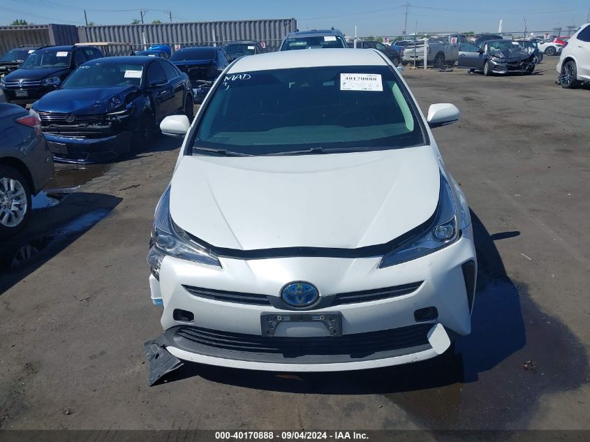 2021 Toyota Prius L Eco VIN: JTDKAMFU7M3130823 Lot: 40170888