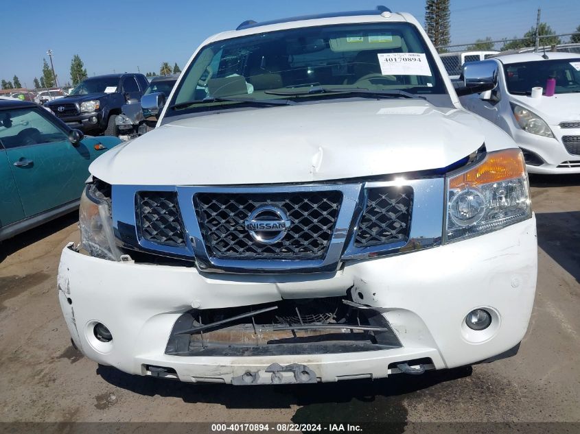 2013 Nissan Armada Platinum VIN: 5N1BA0ND0DN607005 Lot: 40170894