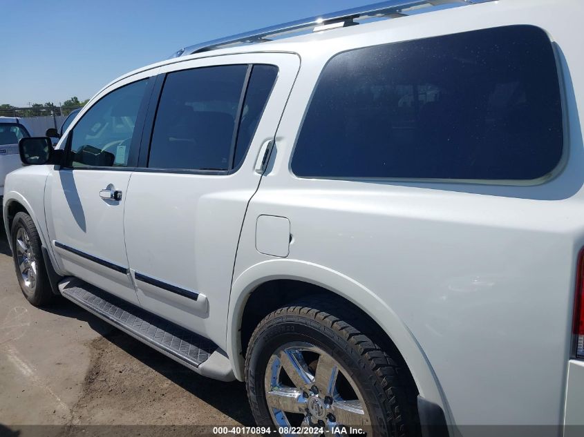 2013 Nissan Armada Platinum VIN: 5N1BA0ND0DN607005 Lot: 40170894