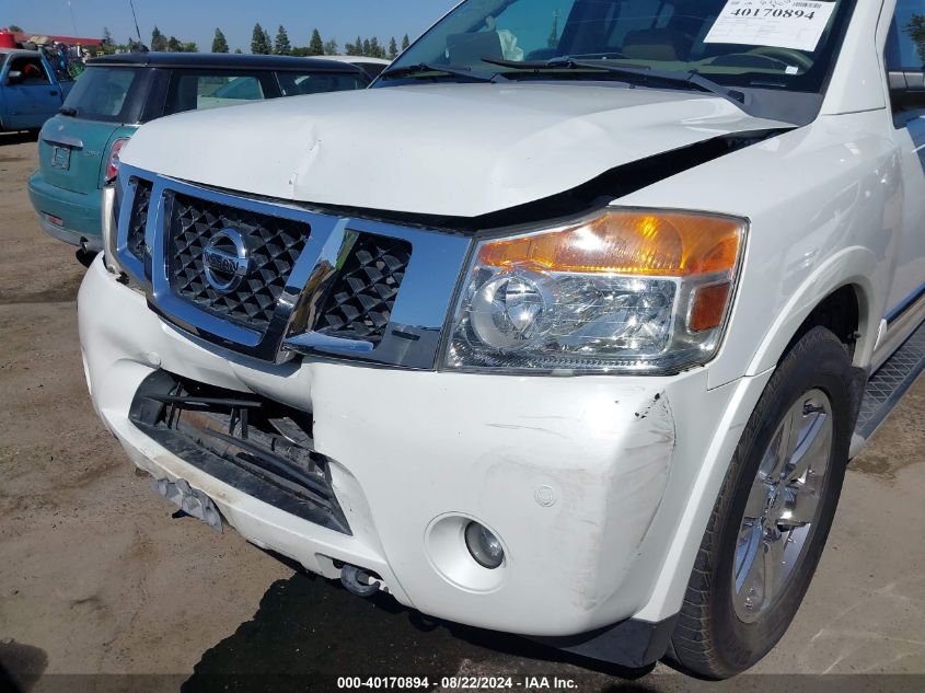 2013 Nissan Armada Platinum VIN: 5N1BA0ND0DN607005 Lot: 40170894