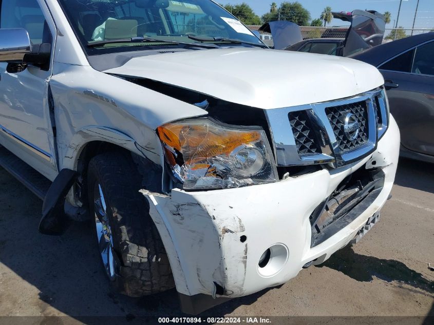 2013 Nissan Armada Platinum VIN: 5N1BA0ND0DN607005 Lot: 40170894