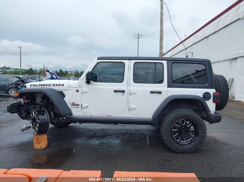 2018 Jeep Wrangler Unlimited Rubicon VIN: 1C4HJXFG5JW220455 Lot: 40170901