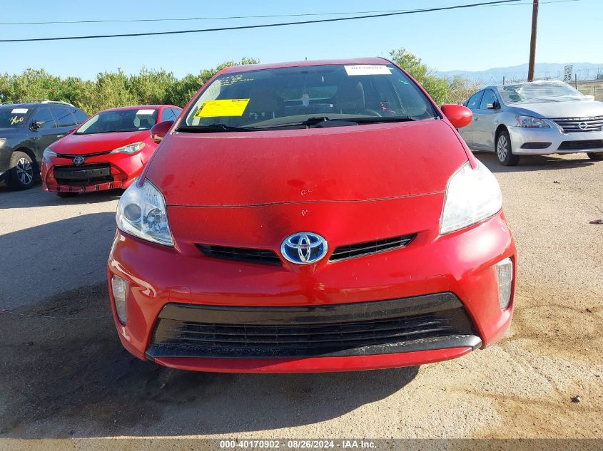 2013 Toyota Prius Two VIN: JTDKN3DU8D1648680 Lot: 40170902