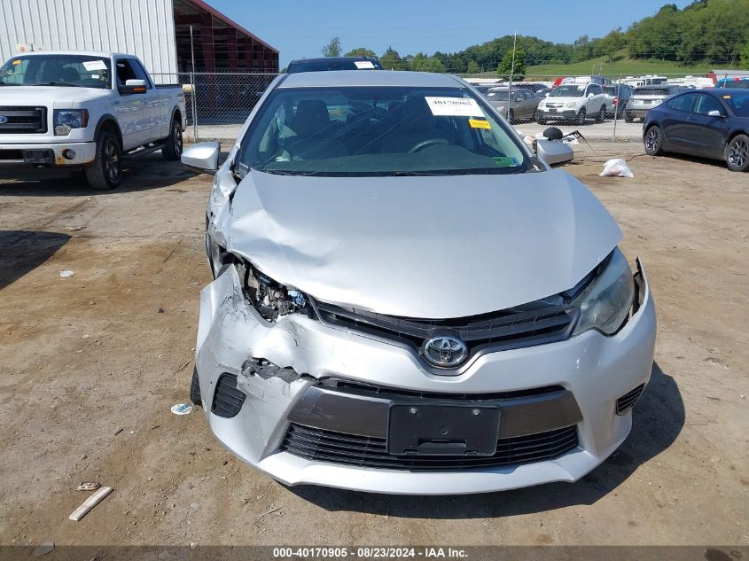 2015 Toyota Corolla Le VIN: 2T1BURHE0FC429350 Lot: 40170905