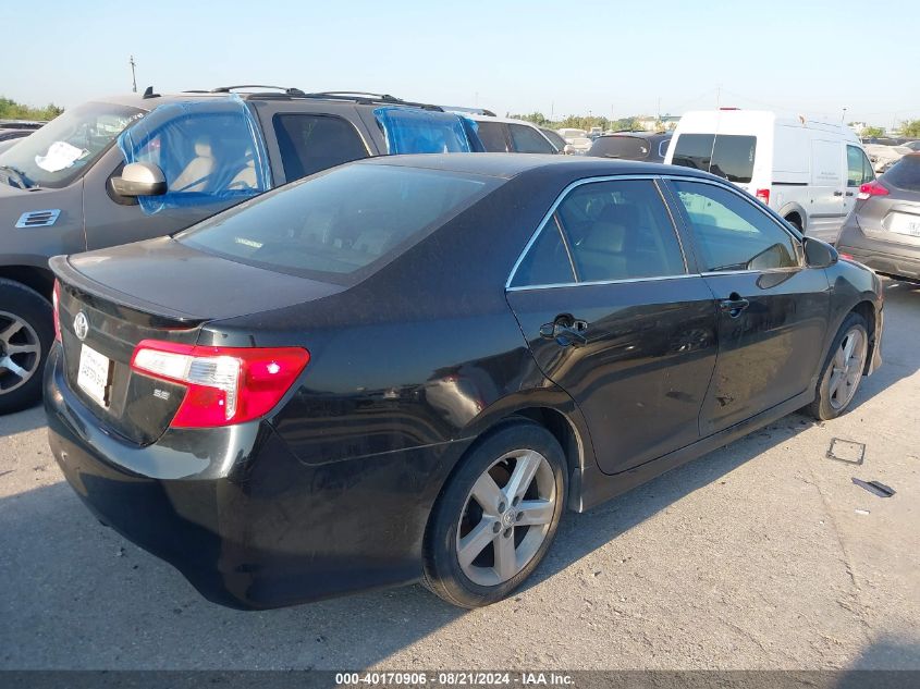 2012 Toyota Camry Se VIN: 4T1BF1FK2CU114919 Lot: 40170906