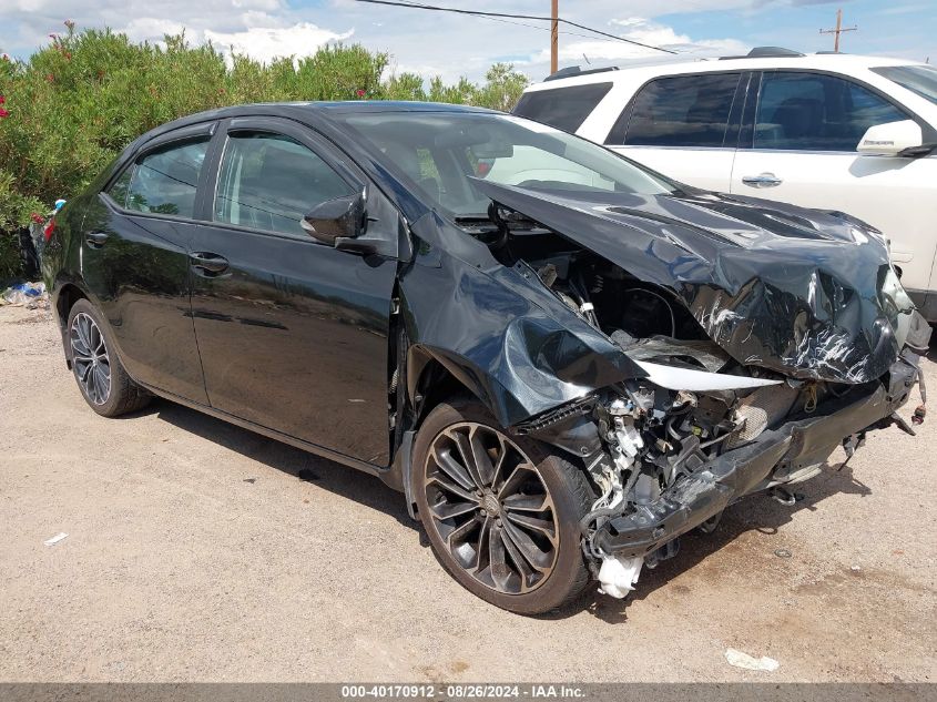 2016 Toyota Corolla S Premium VIN: 2T1BURHEXGC738017 Lot: 40170912