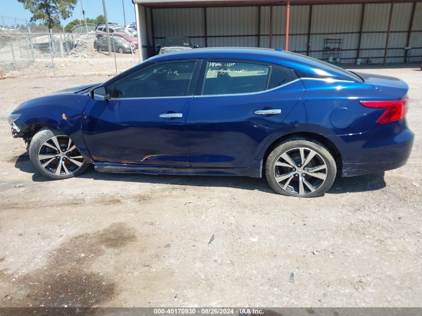 2018 Nissan Maxima 3.5 Sv VIN: 1N4AA6AP1JC360531 Lot: 40170930