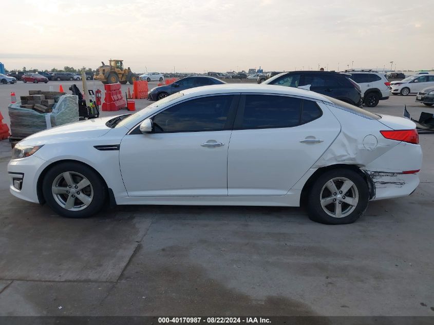 2014 Kia Optima Lx VIN: KNAGM4A77E5492832 Lot: 40170987