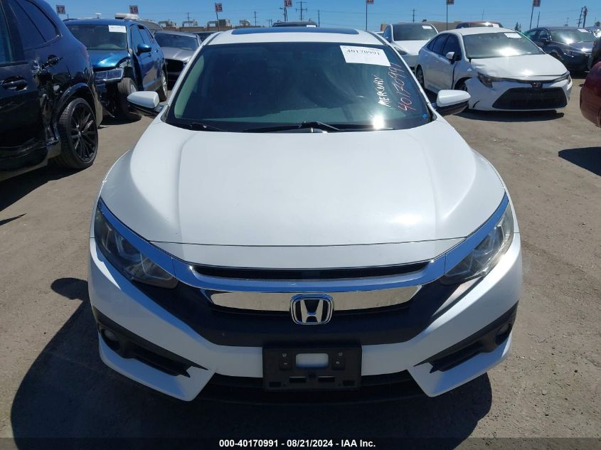 2017 Honda Civic Ex-L VIN: 2HGFC1F75HH654125 Lot: 40170991