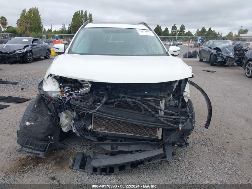 2017 Nissan Rogue Sv VIN: 5N1AT2MT5HC755095 Lot: 40170998