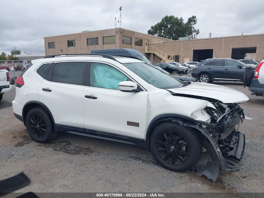 2017 Nissan Rogue Sv VIN: 5N1AT2MT5HC755095 Lot: 40170998