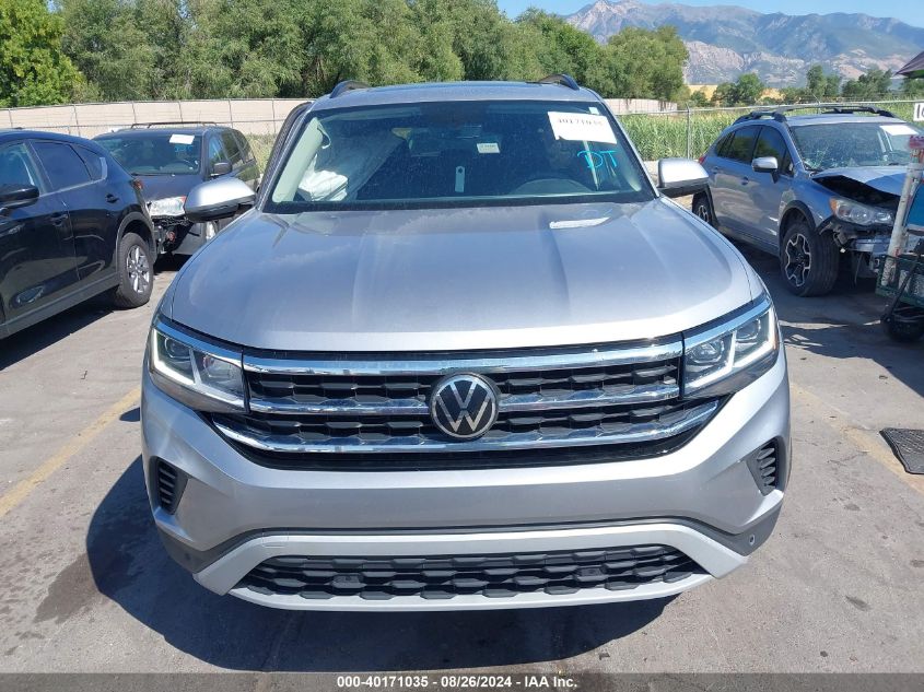 2021 Volkswagen Atlas 3.6L V6 Se W/Technology VIN: 1V2KR2CA0MC599757 Lot: 40171035