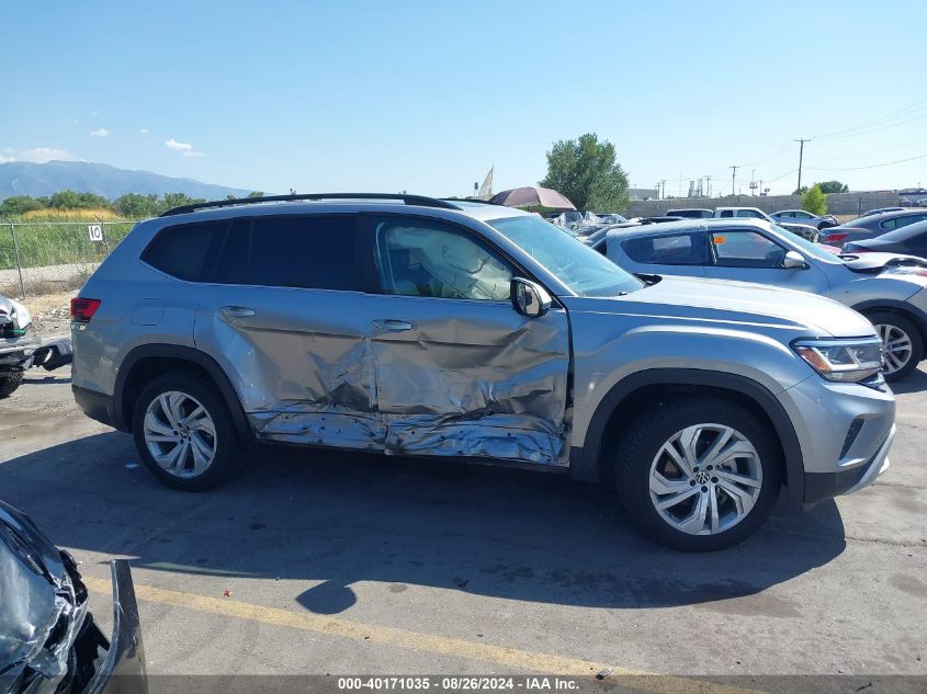 2021 Volkswagen Atlas 3.6L V6 Se W/Technology VIN: 1V2KR2CA0MC599757 Lot: 40171035