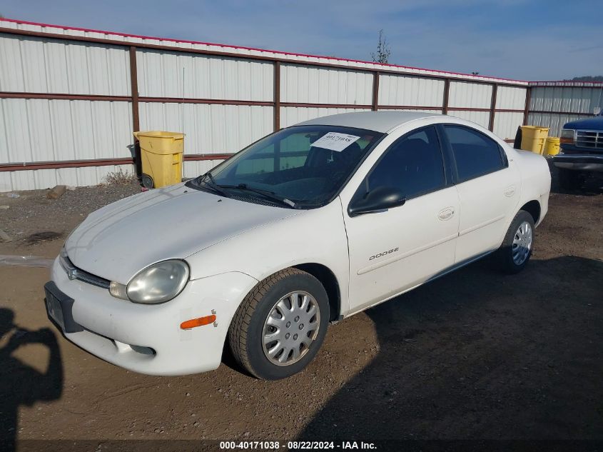 2001 Dodge Neon Se VIN: 1B3ES46C31D196360 Lot: 40171038