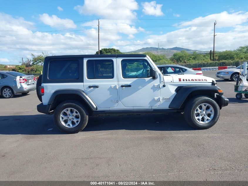 2021 Jeep Wrangler Unlimited Islander 4X4 VIN: 1C4HJXDG6MW692512 Lot: 40171041