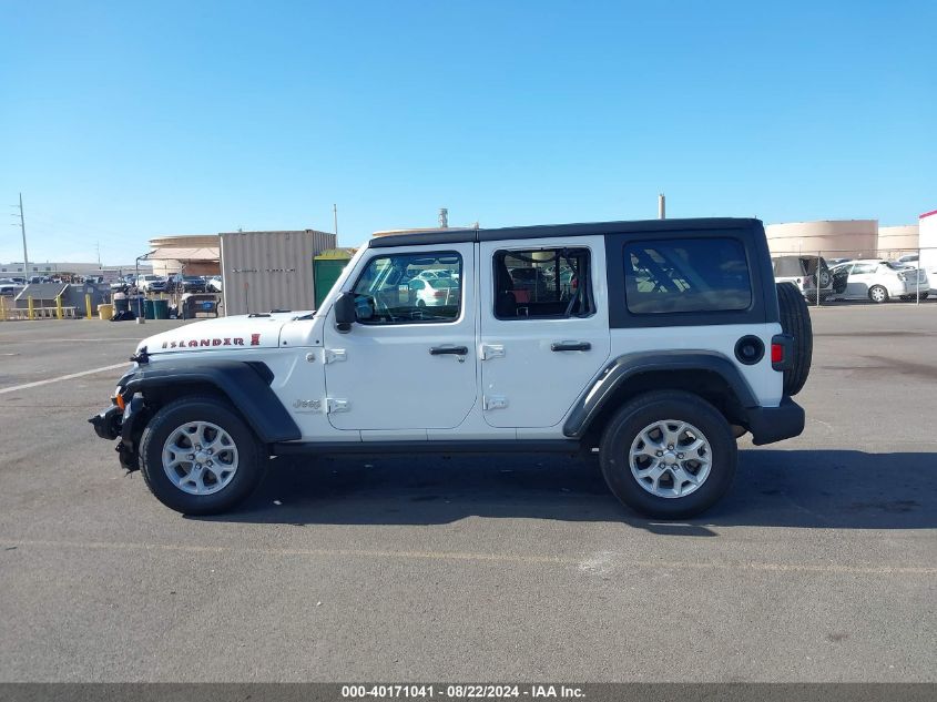 2021 Jeep Wrangler Unlimited Islander 4X4 VIN: 1C4HJXDG6MW692512 Lot: 40171041