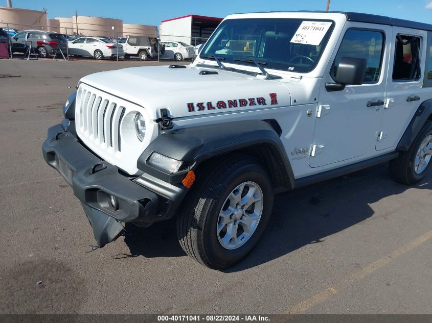 2021 Jeep Wrangler Unlimited Islander 4X4 VIN: 1C4HJXDG6MW692512 Lot: 40171041