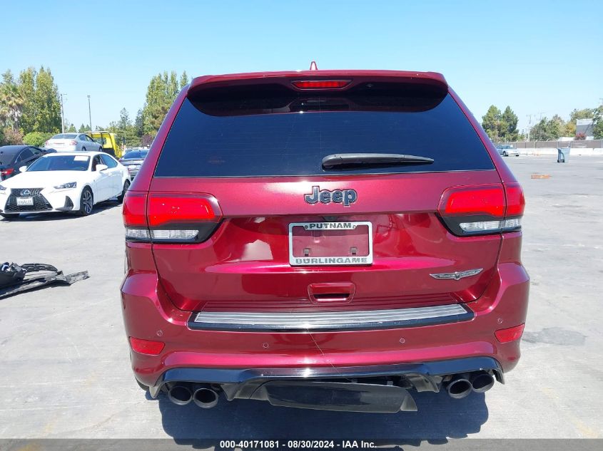 2018 Jeep Grand Cherokee Trackhawk 4X4 VIN: 1C4RJFN91JC341759 Lot: 40171081