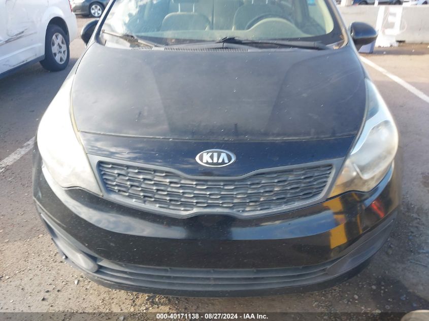 2014 Kia Rio Lx VIN: KNADM4A32E6364489 Lot: 40171138