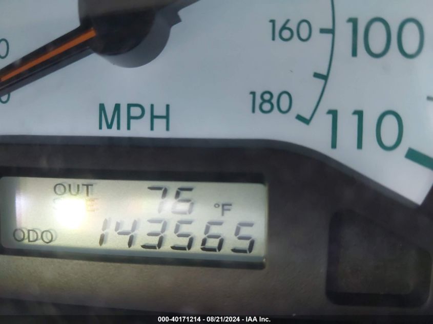 2003 Toyota Corolla Le VIN: JTDBR32E830043904 Lot: 40171214