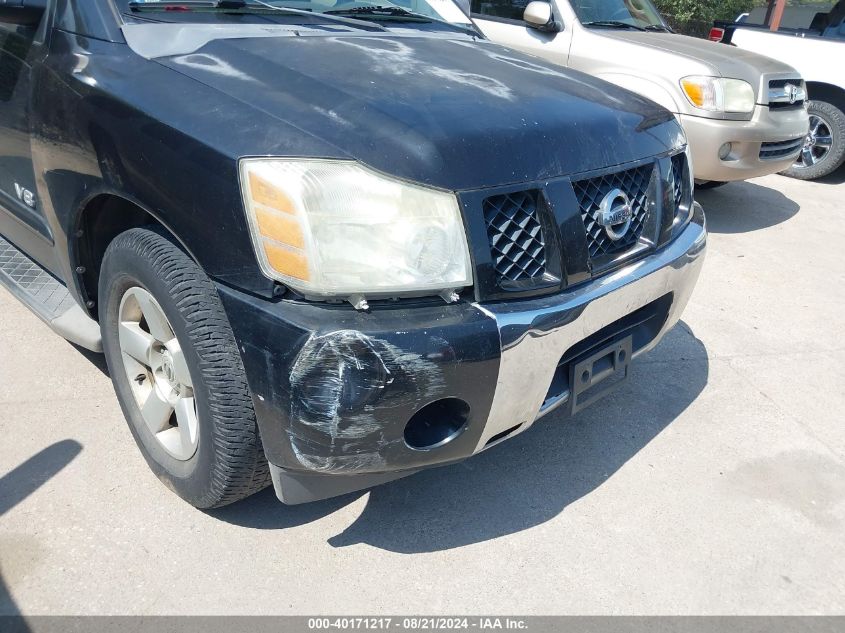 2006 Nissan Armada Se VIN: 5N1AA08A46N729933 Lot: 40171217