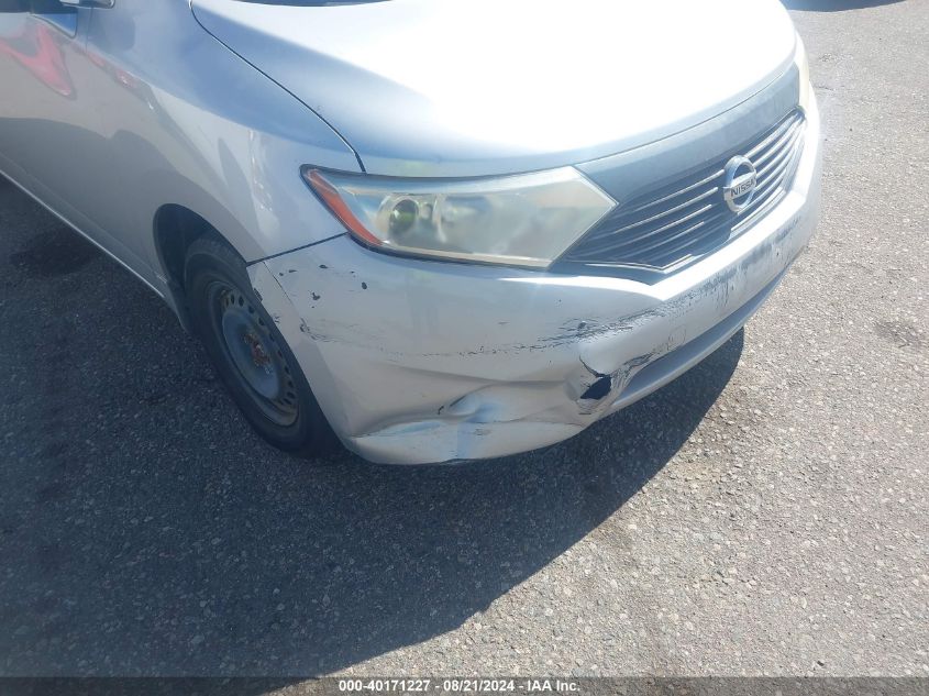 2013 Nissan Quest S VIN: JN8AE2KP0D9071605 Lot: 40171227