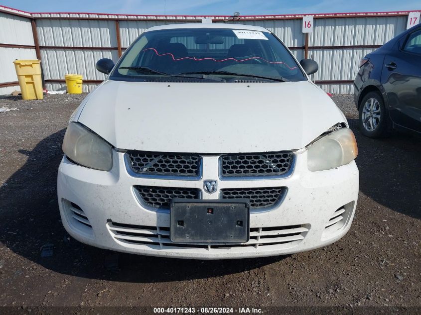 2004 Dodge Stratus Se VIN: 1B3EL36T64N195516 Lot: 40171243