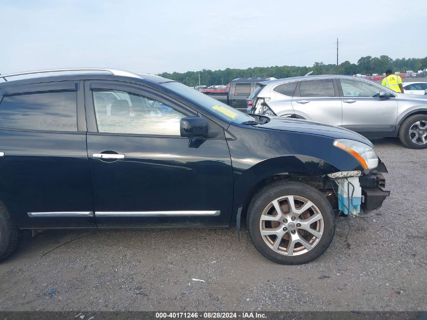 2013 Nissan Rogue Sv W/Sl Pkg VIN: JN8AS5MV0DW607251 Lot: 40171246