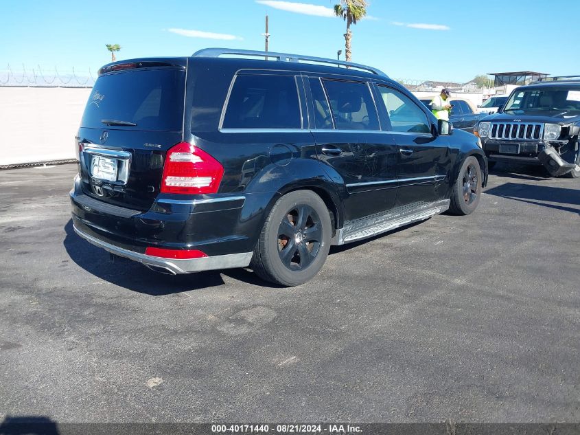 2011 Mercedes-Benz Gl 450 4Matic VIN: 4JGBF7BE7BA729100 Lot: 40171440