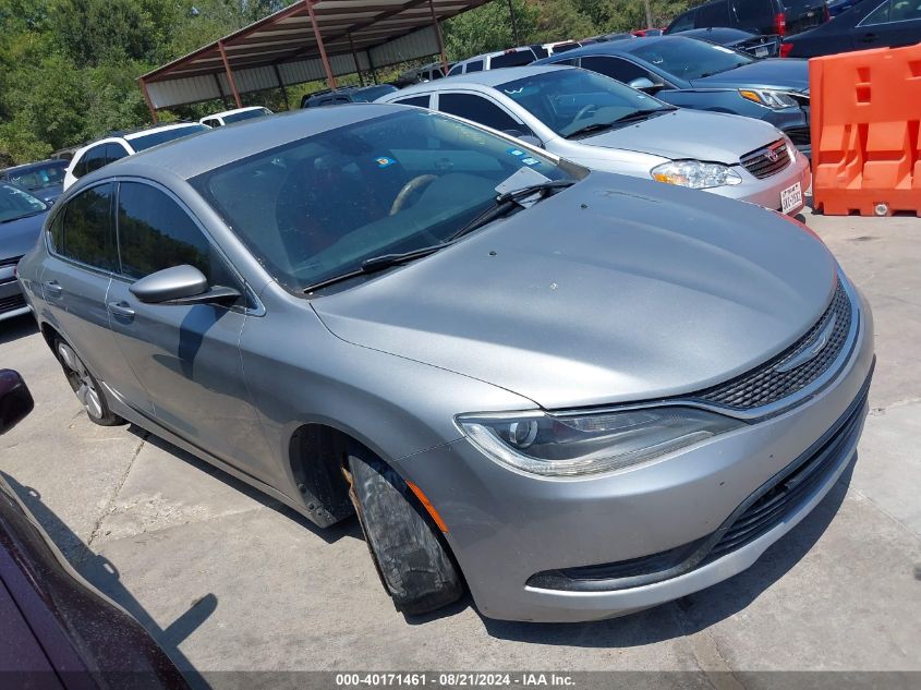 2015 Chrysler 200 Lx VIN: 1C3CCCFBXFN560686 Lot: 40171461