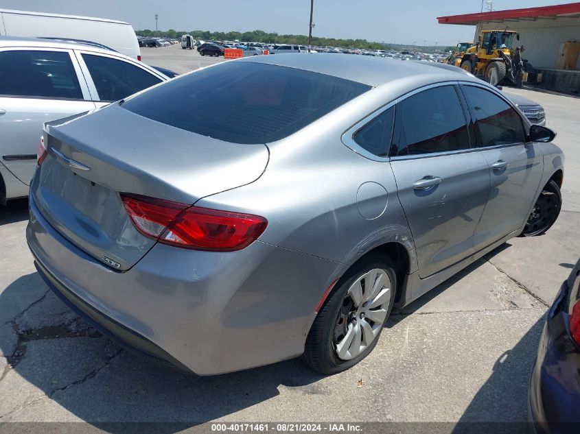 2015 Chrysler 200 Lx VIN: 1C3CCCFBXFN560686 Lot: 40171461