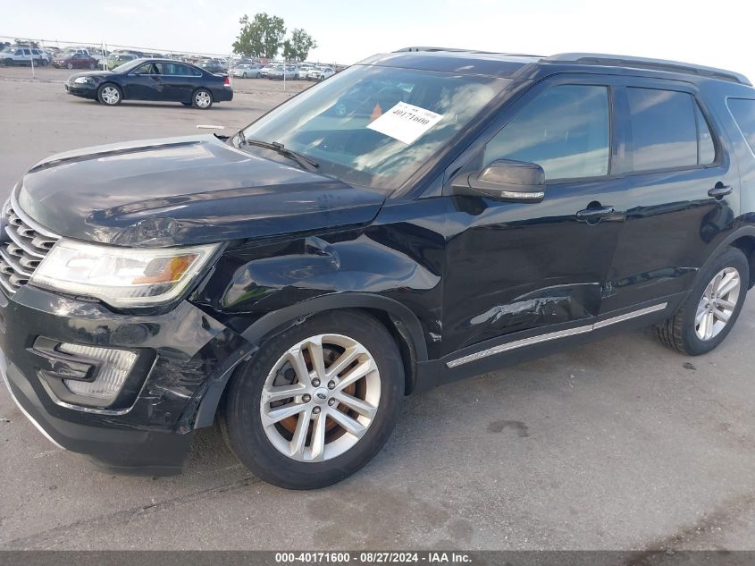 2017 Ford Explorer Xlt VIN: 1FM5K7D82HGE01802 Lot: 40171600