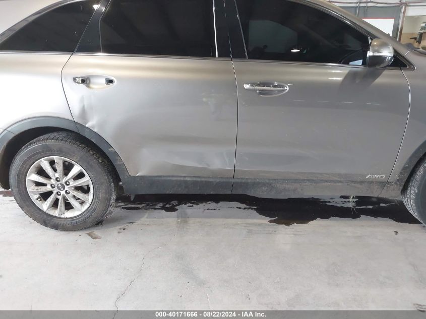 2019 Kia Sorento 2.4L Lx VIN: 5XYPGDA38KG434075 Lot: 40171666