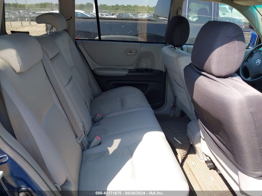 2006 Toyota Highlander VIN: JTEGD21A160145834 Lot: 40171670