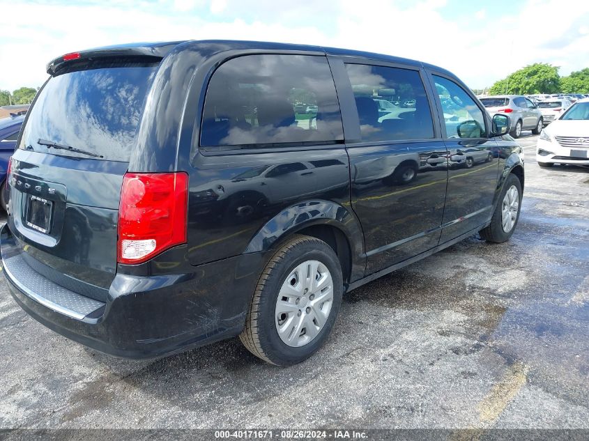 2019 Dodge Grand Caravan Se VIN: 2C4RDGBGXKR521833 Lot: 40171671