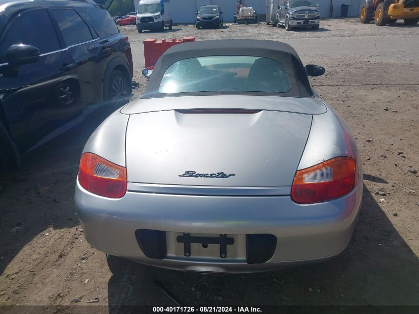 1998 Porsche Boxster VIN: WP0CA2987WU621798 Lot: 40171726