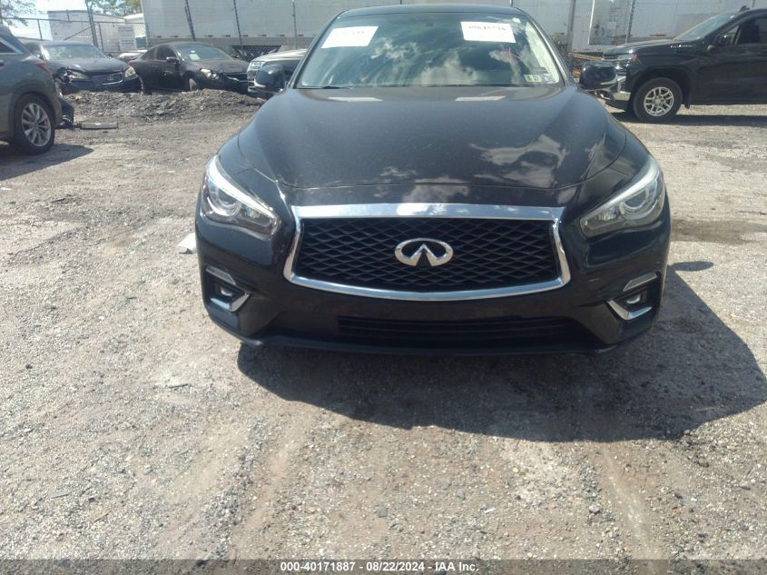 2019 Infiniti Q50 3.0T Luxe VIN: JN1EV7ARXKM550236 Lot: 40171887