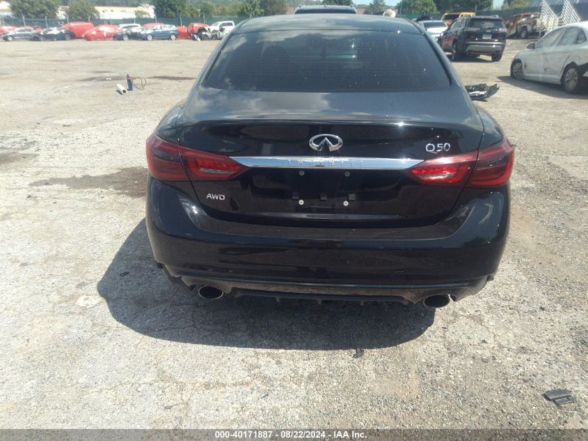 JN1EV7ARXKM550236 2019 Infiniti Q50 3.0T Luxe