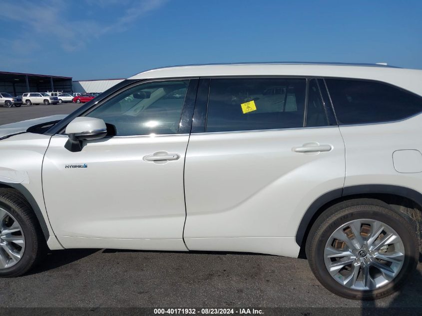 2021 Toyota Highlander Hybrid Limited VIN: 5TDYARAH2MS505274 Lot: 40171932