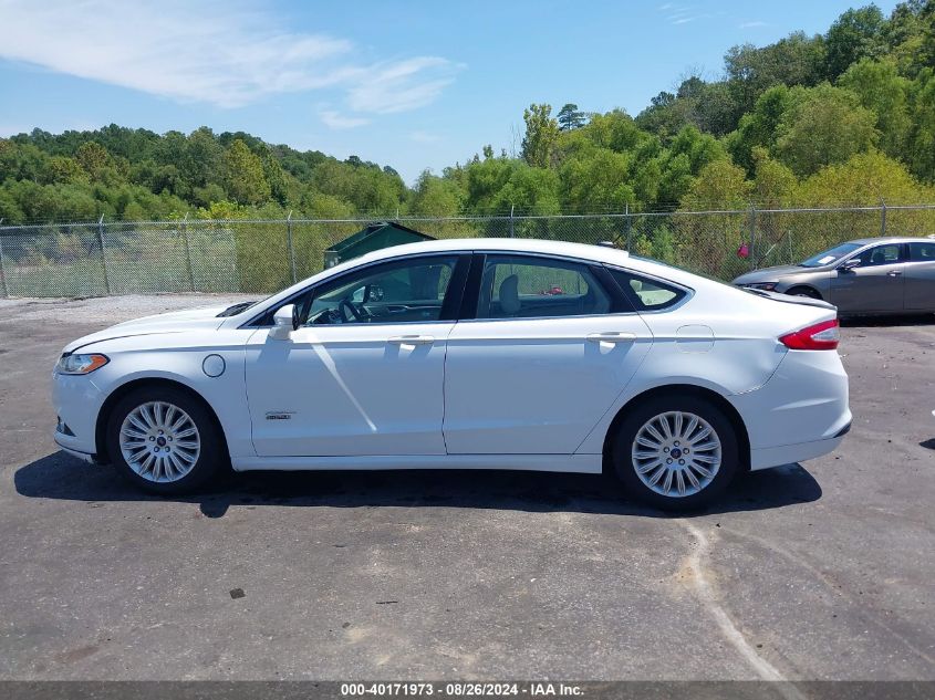 2016 FORD FUSION ENERGI SE LUXURY - 3FA6P0PU8GR394460