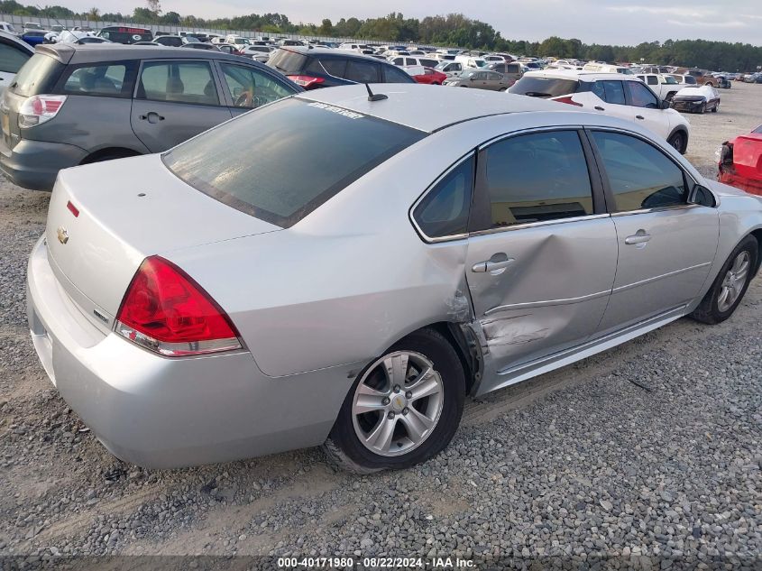 2014 Chevrolet Impala Limited Ls VIN: 2G1WA5E38E1179738 Lot: 40171980